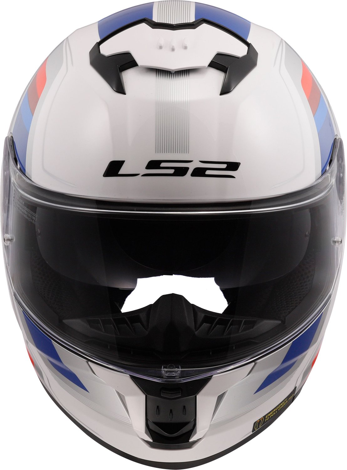 Capacete LS2 Stream II FF808 Vintage Wht/Red/Blue