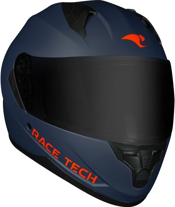 Capacete Race Tech Sector Monocolor Azul Fosco