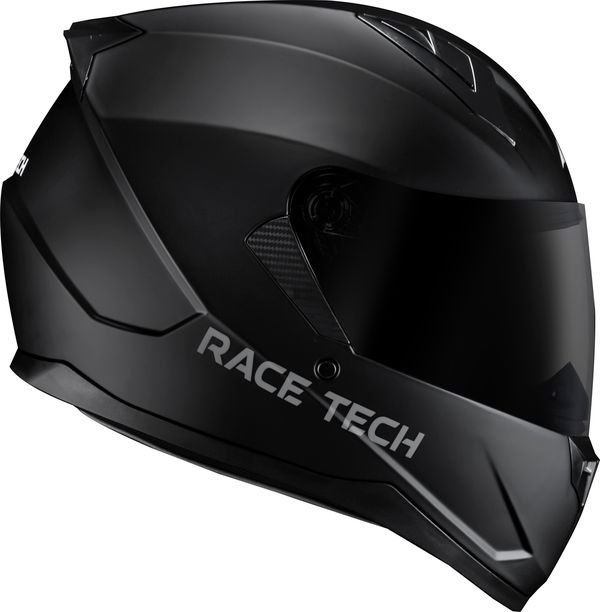 Capacete Race Tech Sector Monocolor Preto Fosco