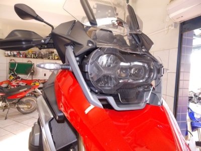 Protetor Farol BMW R1200 GS Sport 2014 a 2019 Acrílico Chapam