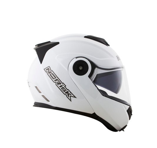 Capacete Norisk Route FF345 Escamoteável Branco