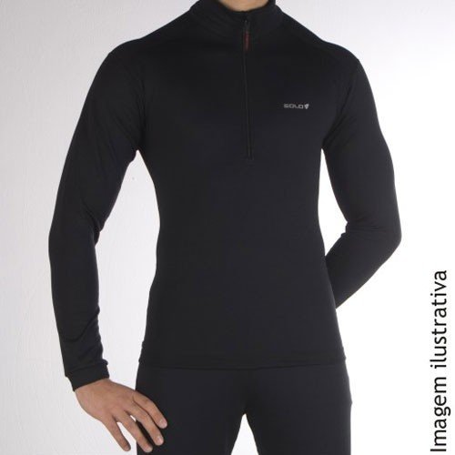 Blusa Segunda Pele Solo X-Thermo DS Zip Masculina