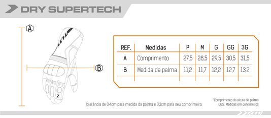 Luva X11 Dry Super Tech Impermeável