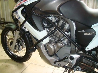 Protetor Motor e Carenagem Transalp 700 c/ Pedaleiras Chapam