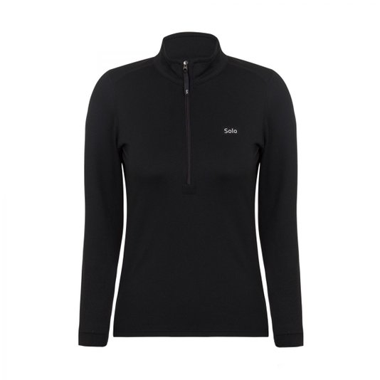 Blusa Segunda Pele Solo X-Thermo DS Zip Lady Feminina
