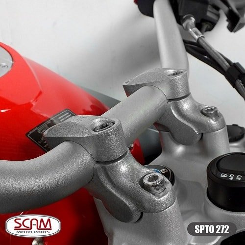 Adaptador Guidão Riser 32/32 Fixo Scam BMW R1200 GS/R1250 GS
