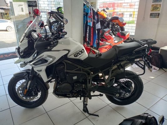 Afastador Alforge Triumph Tiger 1200 Explorer 2012 a 2021