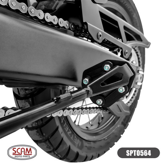 Ampliador Base Tripé Lateral Africa Twin CRF 1100L 2021/... Scam