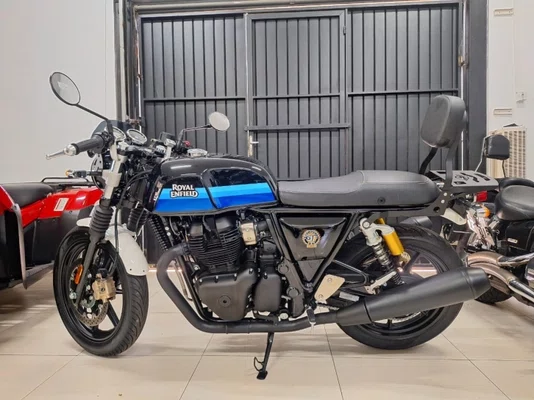 Bagageiro Interceptor 650 Modelo Chapa C/ Encosto