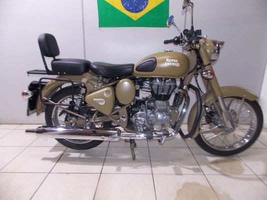 Bagageiro Royal Enfield Classic 500/Bullet 500 C/ Encosto