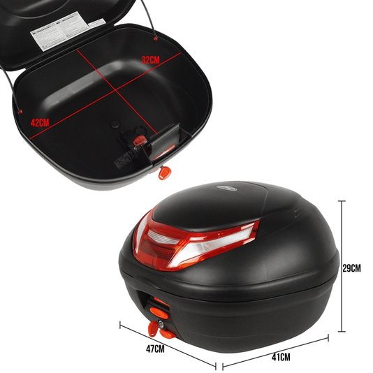 Baú Givi E-350RN Flow Monolock 35 Lts.