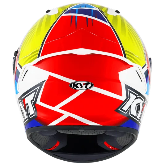 Capacete KYT NF-R Xavi Flores Blue Red Yellow