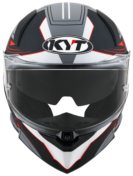 Capacete KYT R2R Led Matt Black/Grey