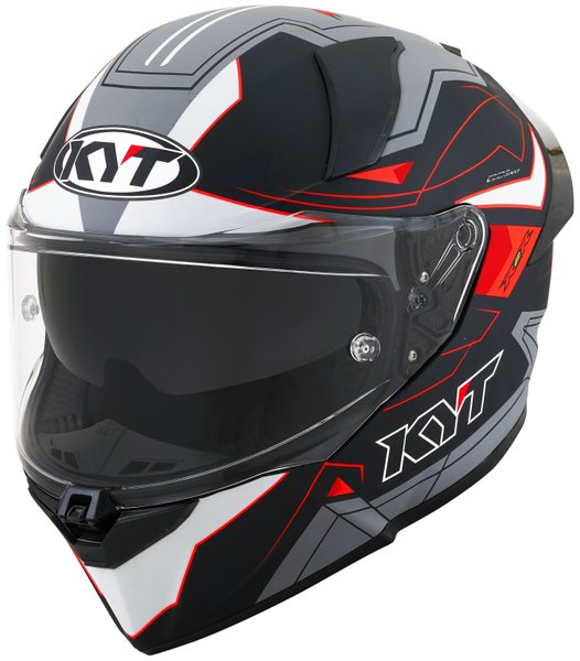 Capacete KYT R2R Led Matt Black/Grey