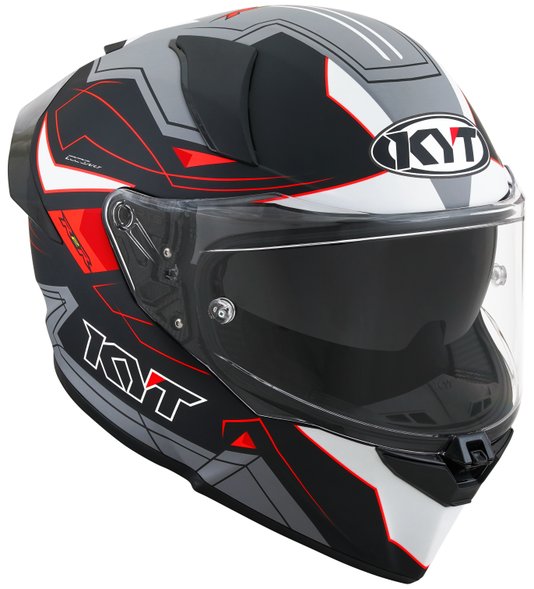 Capacete KYT R2R Led Matt Black/Grey