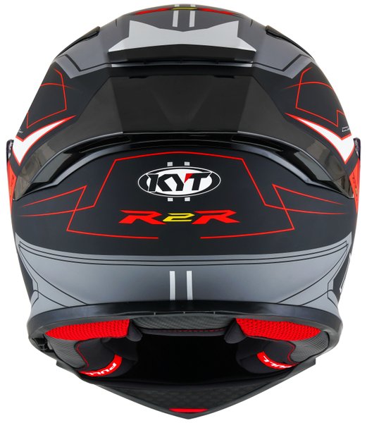Capacete KYT R2R Led Matt Black/Grey