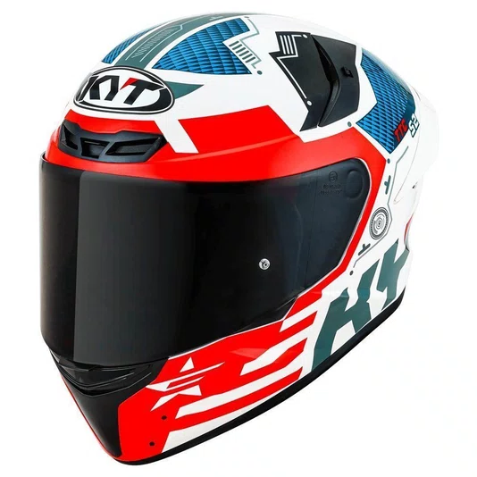 Capacete KYT TT Course Fuselage Red