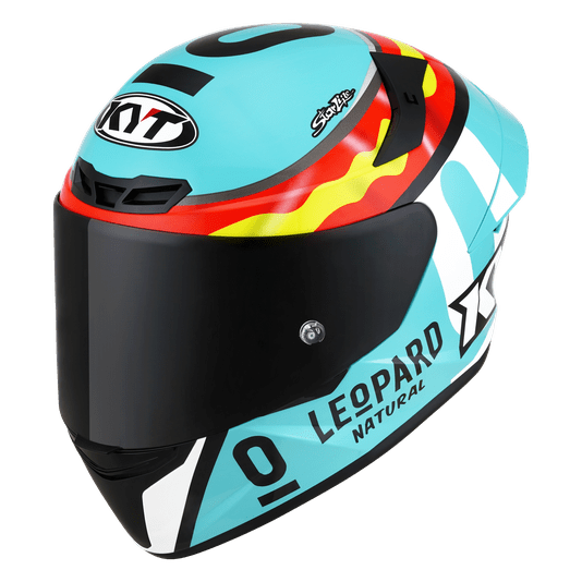 Capacete KYT TT Course Jaume Masia Leopard