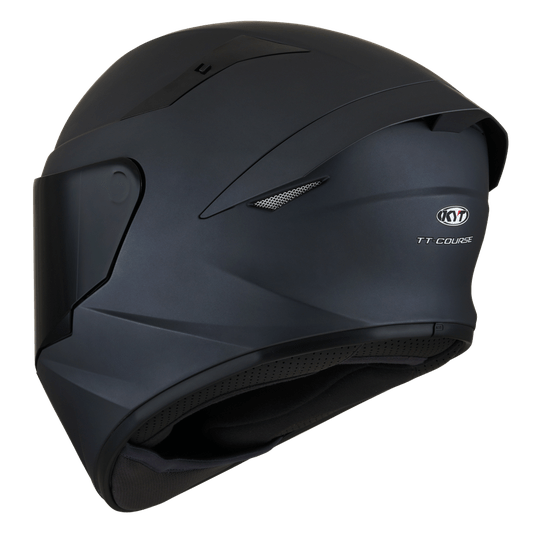 Capacete KYT TT Course Plain Matt Black