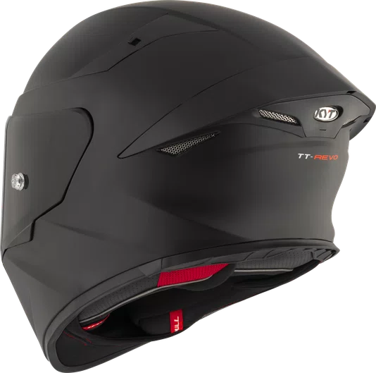 Capacete KYT TT Revo Plain Matt Black Fosco