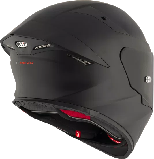 Capacete KYT TT Revo Plain Matt Black Fosco