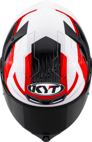 Capacete KYT TT Revo Speeding White/Red