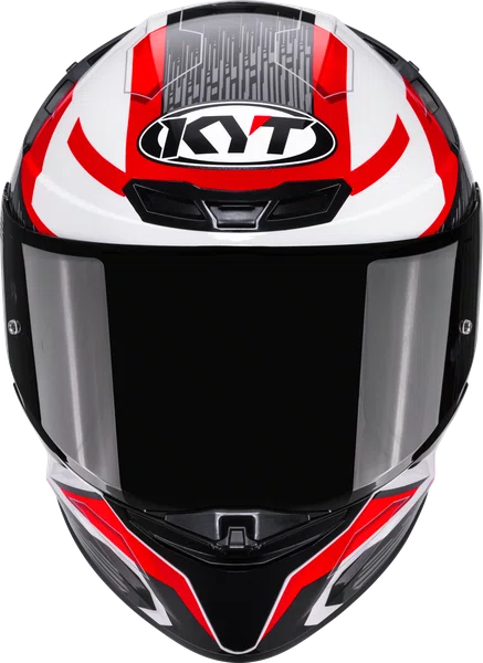 Capacete KYT TT Revo Speeding White/Red