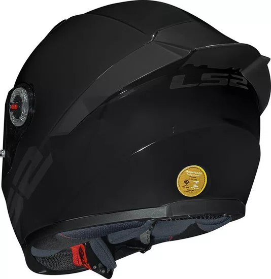 Capacete LS2 Classic FF358 S Monocolos Preto Brilho