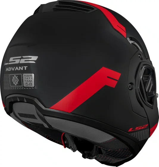 Capacete LS2 FF906 Advant Bend Fosco Escamoteável