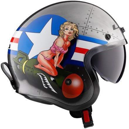 Capacete LS2 OF599 Spitfire Bomb Rider