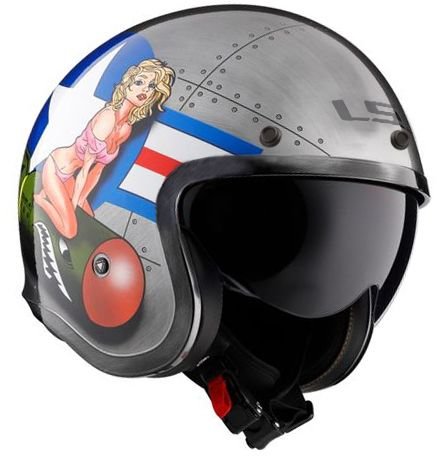 Capacete LS2 OF599 Spitfire Bomb Rider