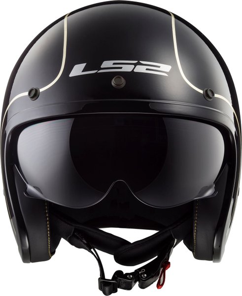 Capacete LS2 OF599 Spitfire Flier Preto
