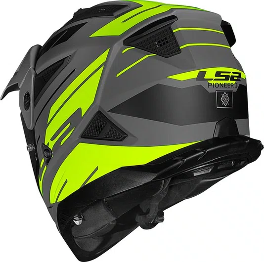 Capacete LS2 Pionner II MX702 Namib Fosco