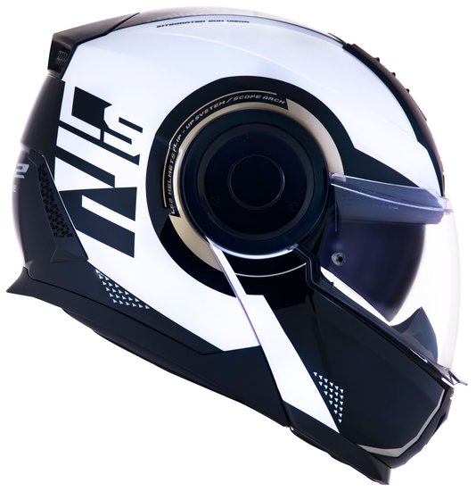 Capacete LS2 Scope FF902 Arch White/Titanium