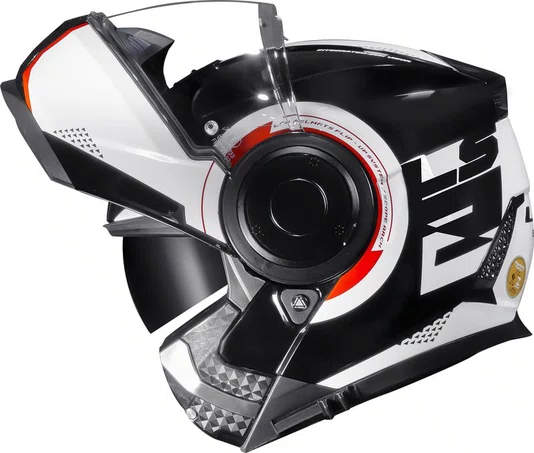 Capacete LS2 Scope FF902 Arcxh Blk/Wht/Red