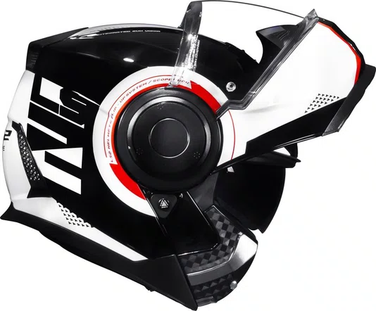 Capacete LS2 Scope FF902 Arcxh Blk/Wht/Red