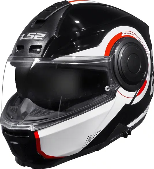 Capacete LS2 Scope FF902 Arcxh Blk/Wht/Red