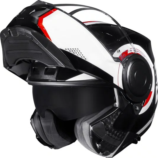 Capacete LS2 Scope FF902 Arcxh Blk/Wht/Red