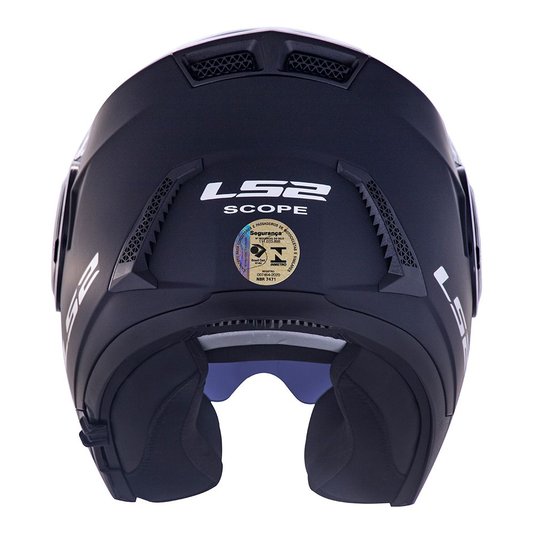 Capacete LS2 Scope FF902 Escamoteável Matte Black