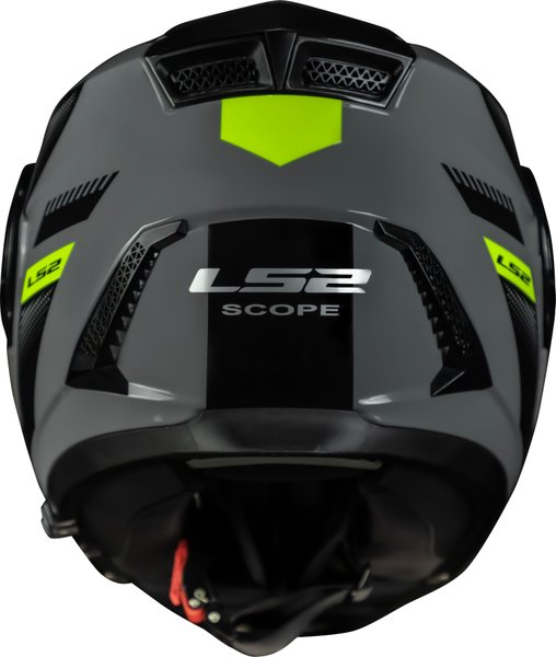 Capacete LS2 Scope FF902 Escamoteável Max Blk/Hv/Yellow Fluor