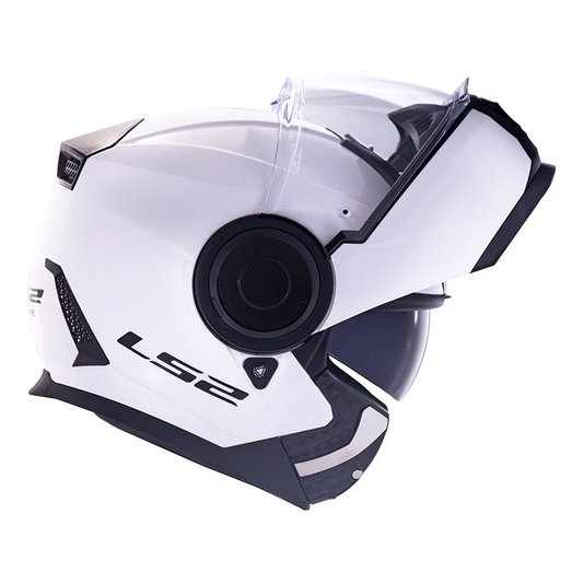 Capacete LS2 Scope FF902 Escamoteável Monocolor White