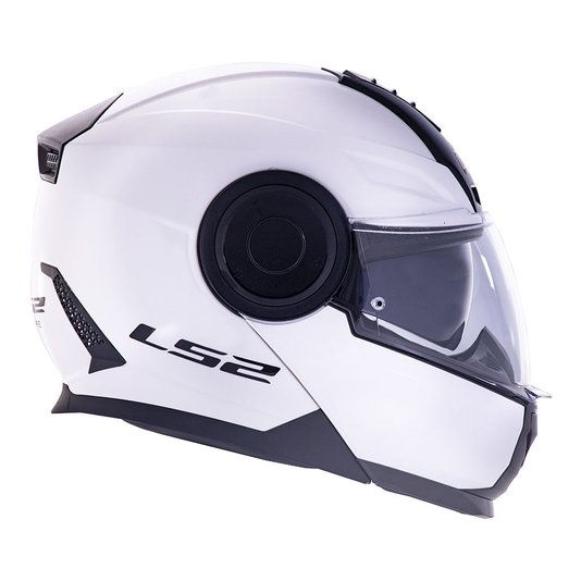Capacete LS2 Scope FF902 Escamoteável Monocolor White