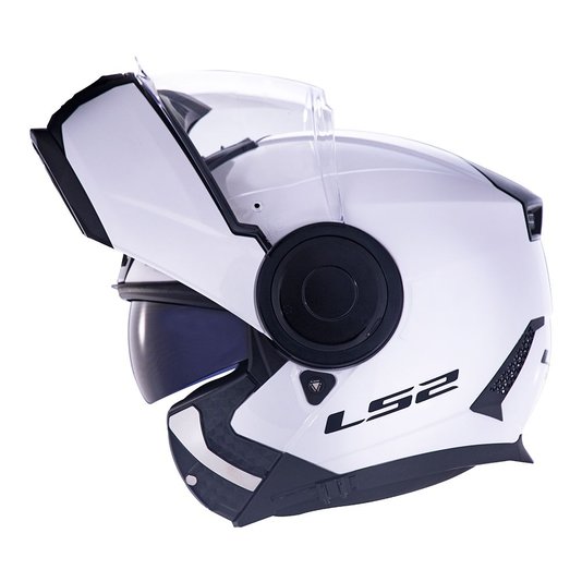 Capacete LS2 Scope FF902 Escamoteável Monocolor White