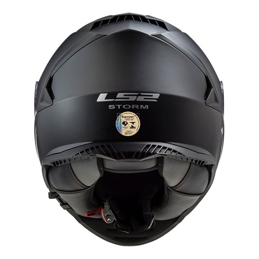 Capacete LS2 Storm FF800 Monocolor Preto Fosco