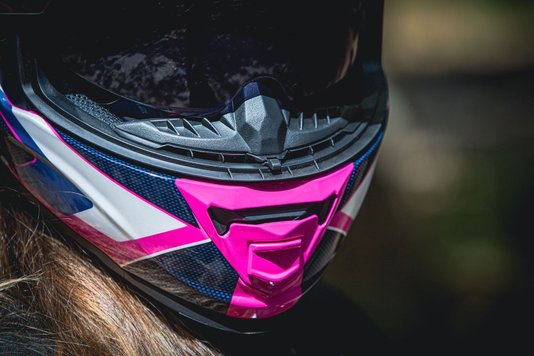 Capacete LS2 Storm FF800 Techy Wht/Pink