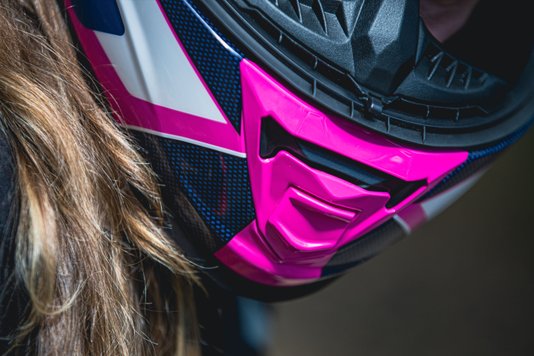 Capacete LS2 Storm FF800 Techy Wht/Pink