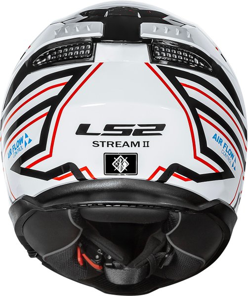 Capacete LS2 Stream II FF808 Maze Wht/Blk