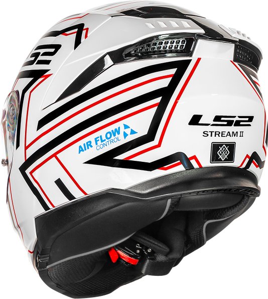 Capacete LS2 Stream II FF808 Maze Wht/Blk