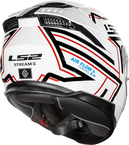 Capacete LS2 Stream II FF808 Maze Wht/Blk