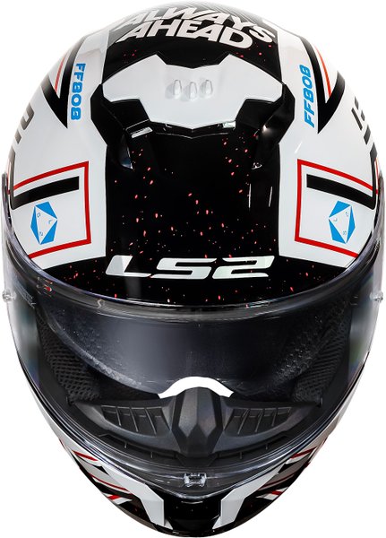 Capacete LS2 Stream II FF808 Maze Wht/Blk